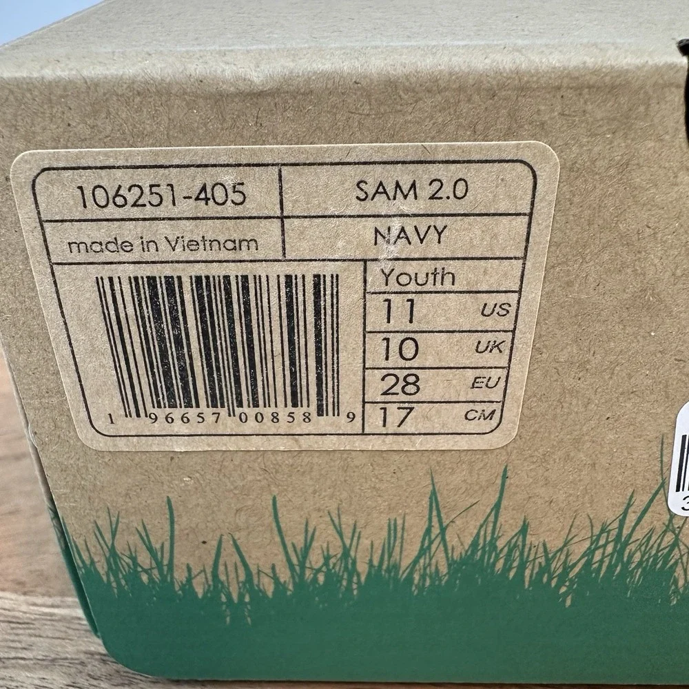 New NIB Little Kids Plae Sam 2.0 Navy‎ Athletic Casual Sandals Shoes Size 11 C